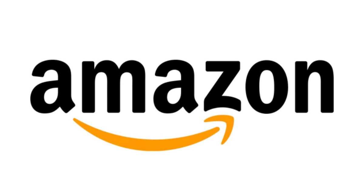 Amazon logo featuring the word "amazon" in black with a yellow arrow underneath