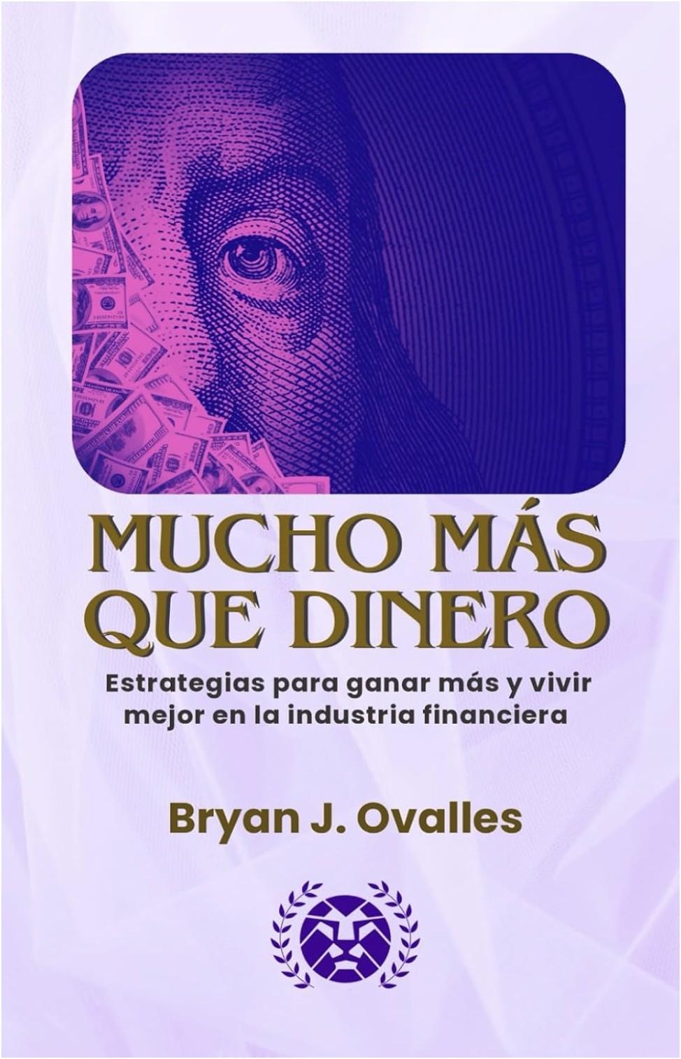 Book cover featuring a dollar bill and the title "Mucho Más Que Dinero"