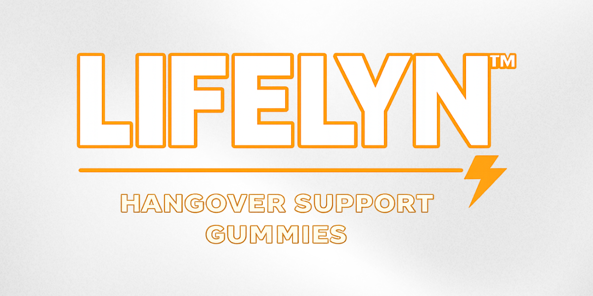 Lifelyn Hangover Support Gummies branded logo with orange and white design elements