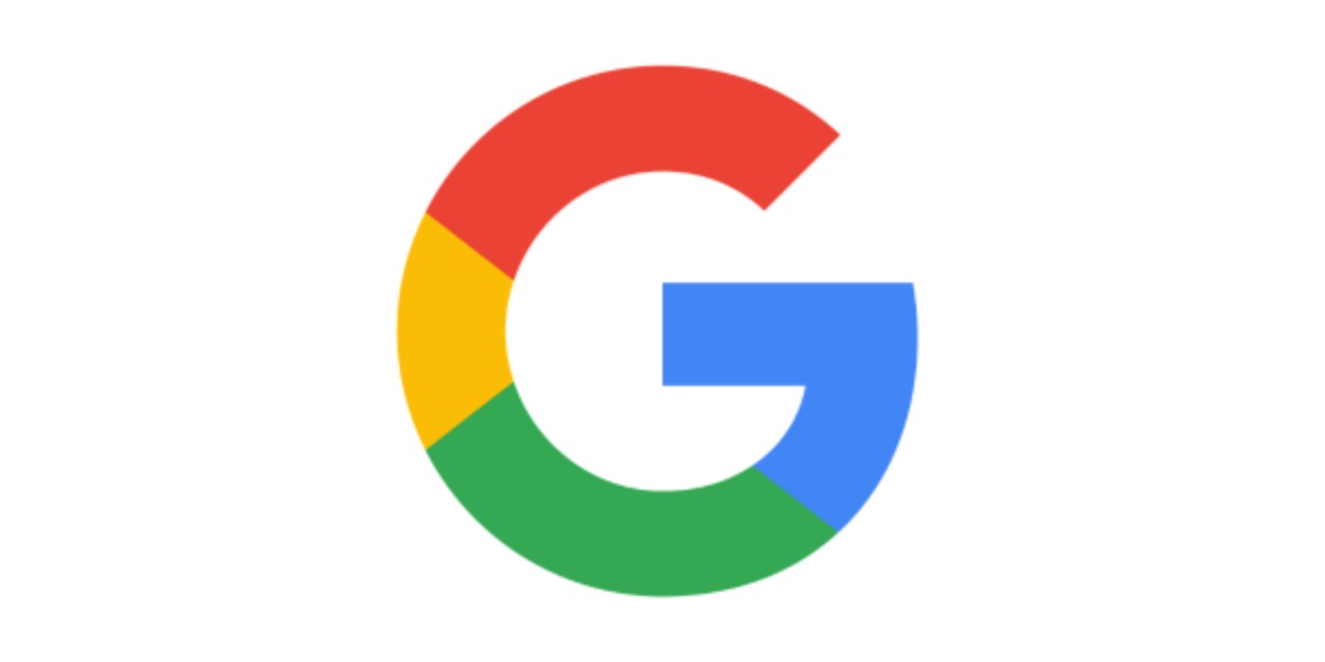 Google logo featuring a stylized letter G in red, yellow, blue, and green