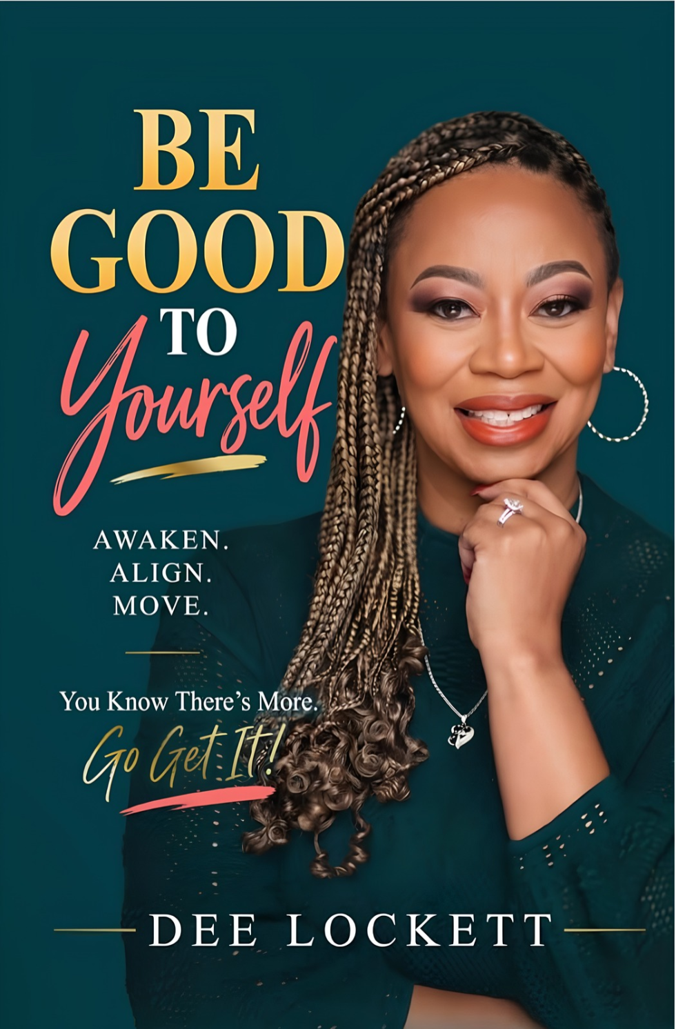 Book cover featuring a woman with long braids, smiling, titled "Be Good to Yourself"